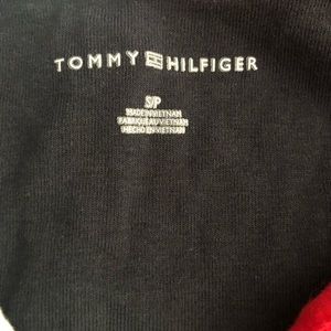 Tommy Hilfiger shirt blue with white an red collar